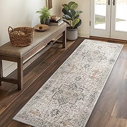 GENIMO Runner Rug 2'6''x10, Non Slip Vintage