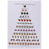 Mistletoe & Co. A South Carolina Christmas 100% Cotton Kitchen Tea Towel, 18" x 26"