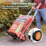 VonHaus Folding Sack Truck Aluminium 90kg Hand Trolley view 4