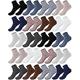 Taiyin 50 Pairs Bulk Fuzzy Socks Unisex Womens Mens Winter Warm Slipper Cozy Fluffy Socks Plush Soft Thermal Christmas Gift