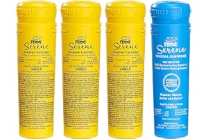 FROG Serene Replacement Mineral and Bromine Cartridge Kit for use with Hot Tub FROG Serene Floating Sanitizing System - Prefilled for Quick & Easy Hot Tub Maintenance - 3 Month Bundle