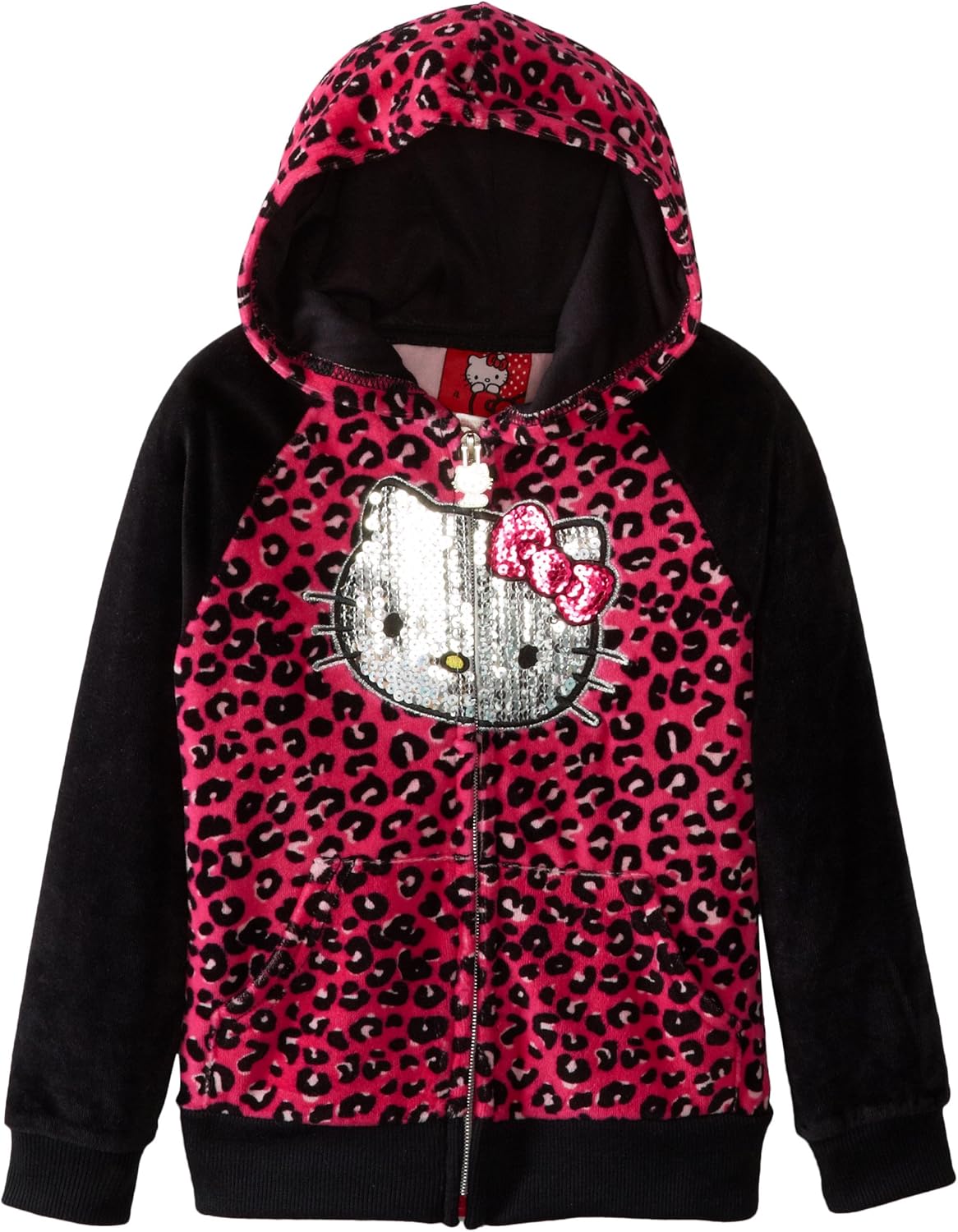 Hello Kitty Girls' Hoodie In Leopard Fashion Hoodies Clothing
