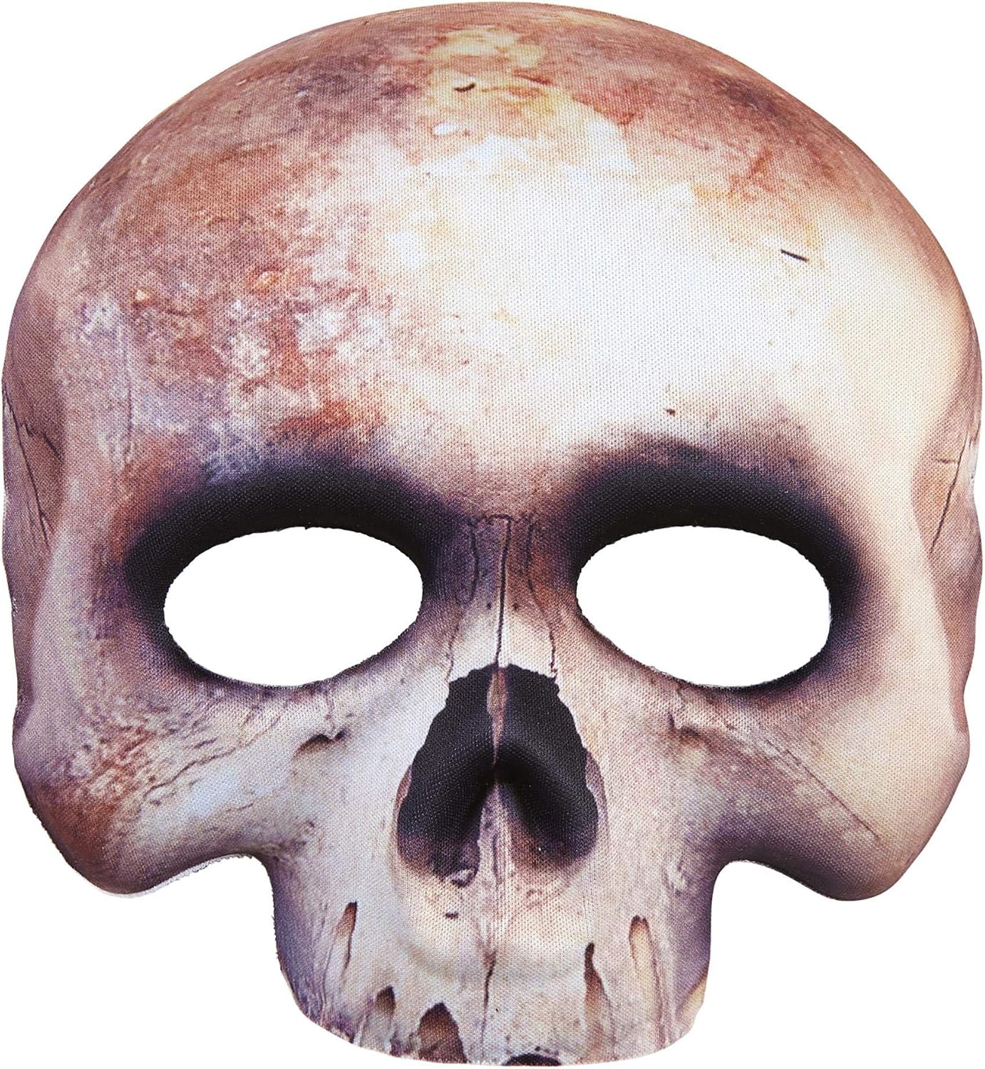 Widmann CHINLESS FABRIC MASK - SKULL, Skeleton