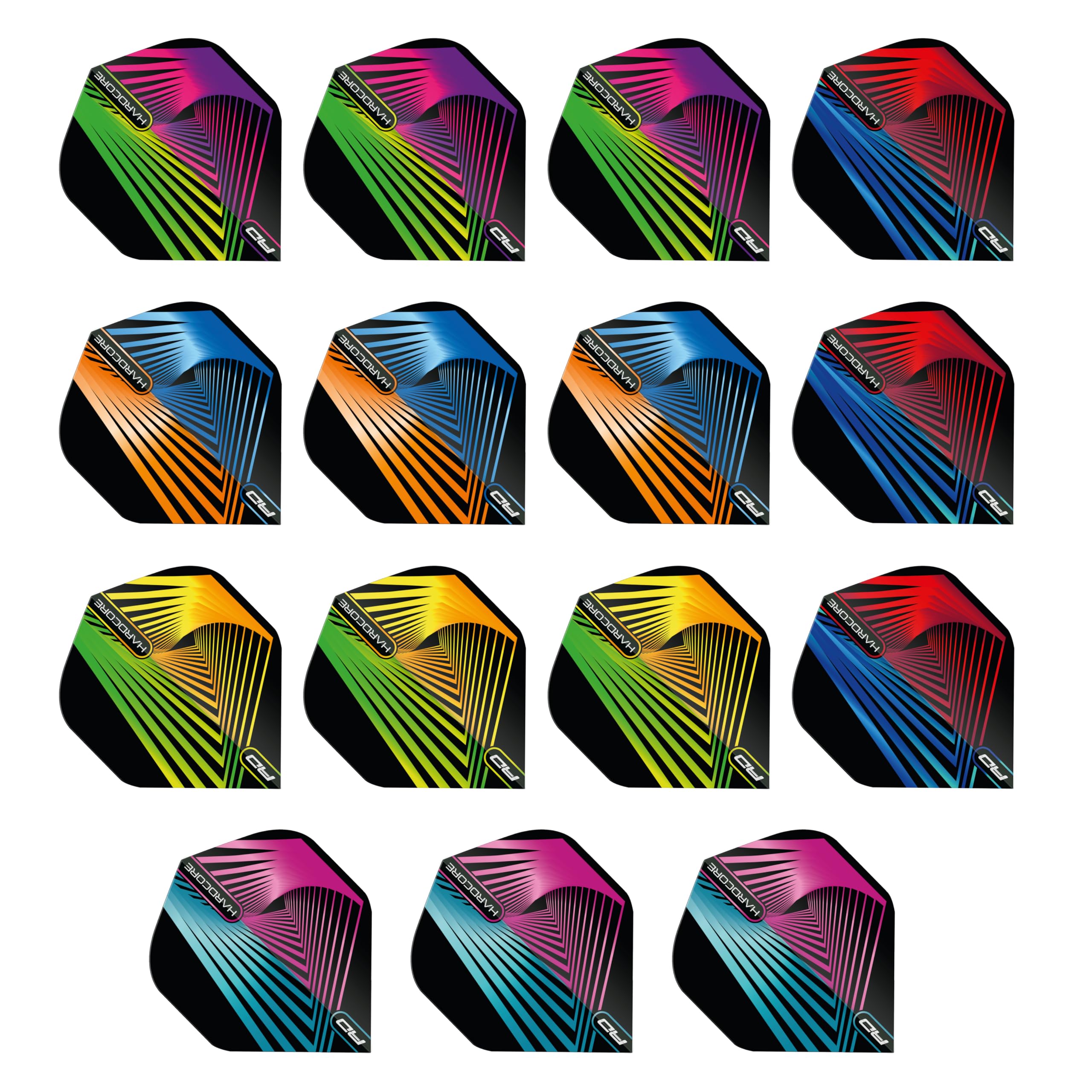 RED DRAGON Hardcore Laser Light Flight Pack - 5 Sets Per Pack