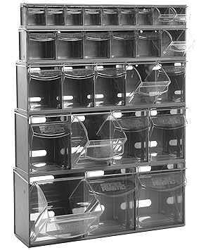Van Kit Tilt Bins With 27 Compartment Van Storage Racking