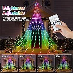 Christmas Decoration RGB String Lights, Outdoor
