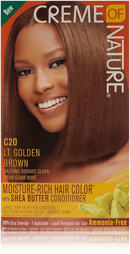 Buy Creme Of Nature Liquid Hair Color 20 Golden Brown By Creme