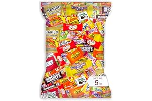 MUNCHBOX Individually Wrapped Mini Candy & Chocolate Mix - 5 lb Bulk Easter Candy Assortment - Easter Basket Stuffers, Pinata Stuffer Candies Variety Pack, Office CandyBowl Treats - Sweet & Chocolatey Flavors