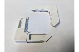 HURST GLASS AND SCREEN White External Screen Frame Corners (24 Pack)