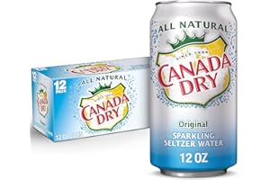Canada Dry Original Sparkling Seltzer Water, 12 fl oz cans, 12 pack