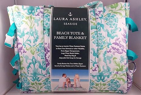 laura ashley beach bag