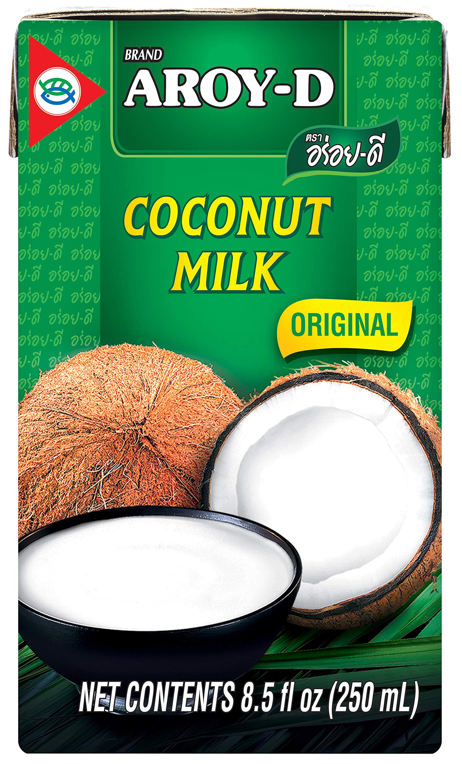 AroyD 100 Milk 8.5 Oz , Coconut, 1 Count, (Pack of 6) (Ven_FD39193