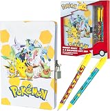 Pokémon Notebook and Pen Set Official Anime Stationery Pikachu Charizard Gift