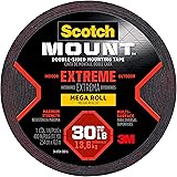 Scotch-Mount Extreme Double-Sided Mounting Tape Mega Roll 414H-Long-DC, 1 in x 400 in