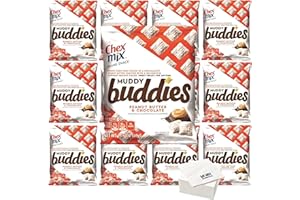 BAY AREA MARKETPLACE Chex Mix 1.75 oz bags (pack of 10) (Muddy Buddies Peanut Butter and Chocolate)