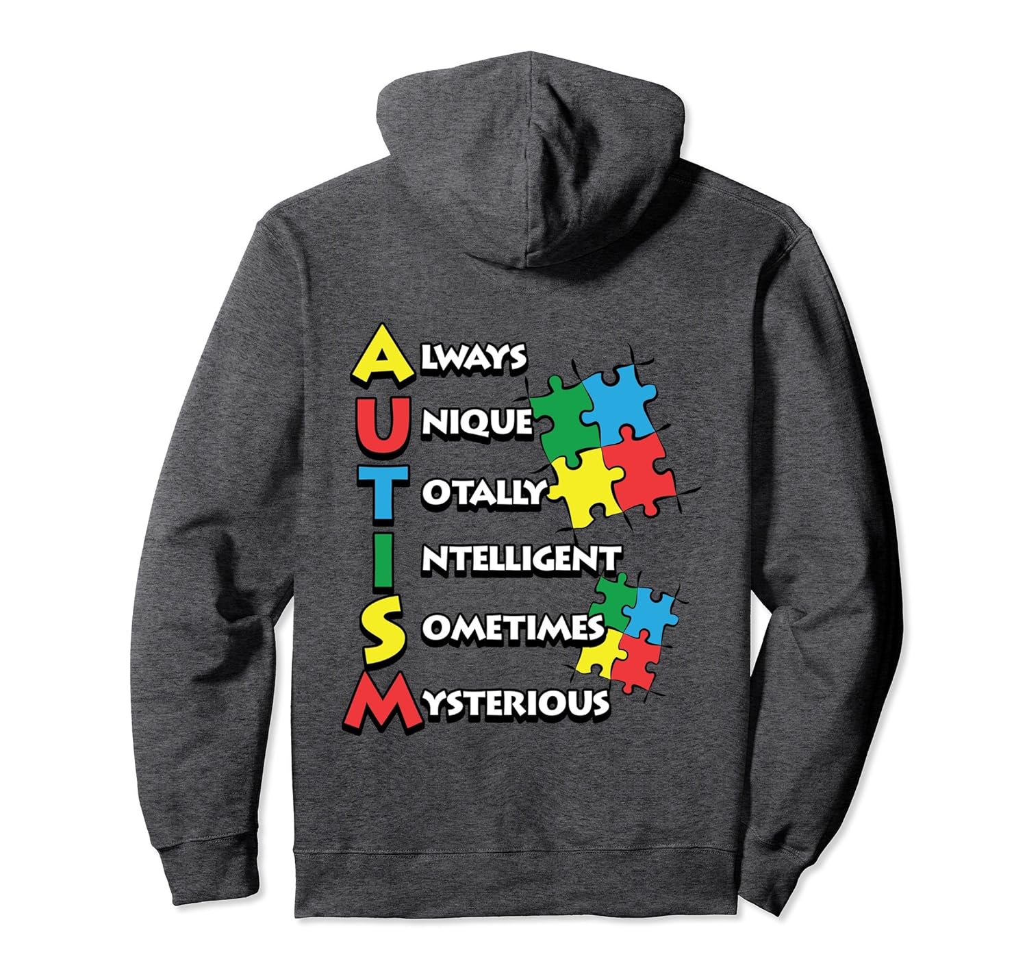 Autism Hoodie Autism Acronym Teacher Autistic Hoodie4LVS 4loveshirt