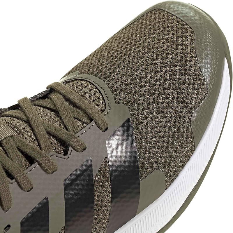 Sapatilhas de treino base para homem, Olive Strata/Core Black/Pure Ruby, 42 EU — foto 4 de 8
