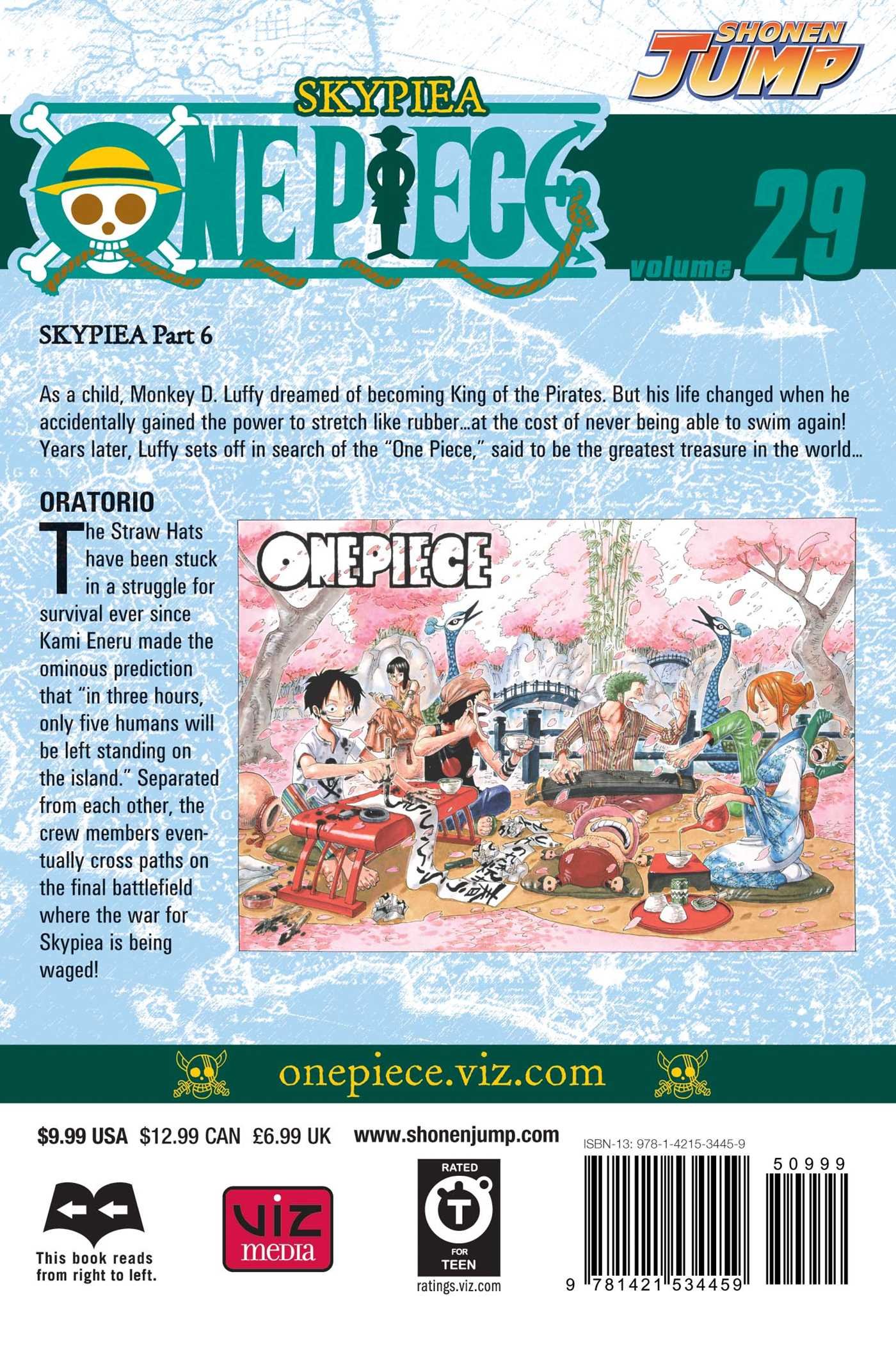 Amazon Com One Piece Vol 29 29 Oda Eiichiro Books