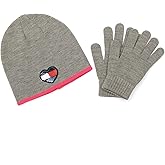 Tommy Hilfiger Girl's Sequin Heart Beanie and Glove Set