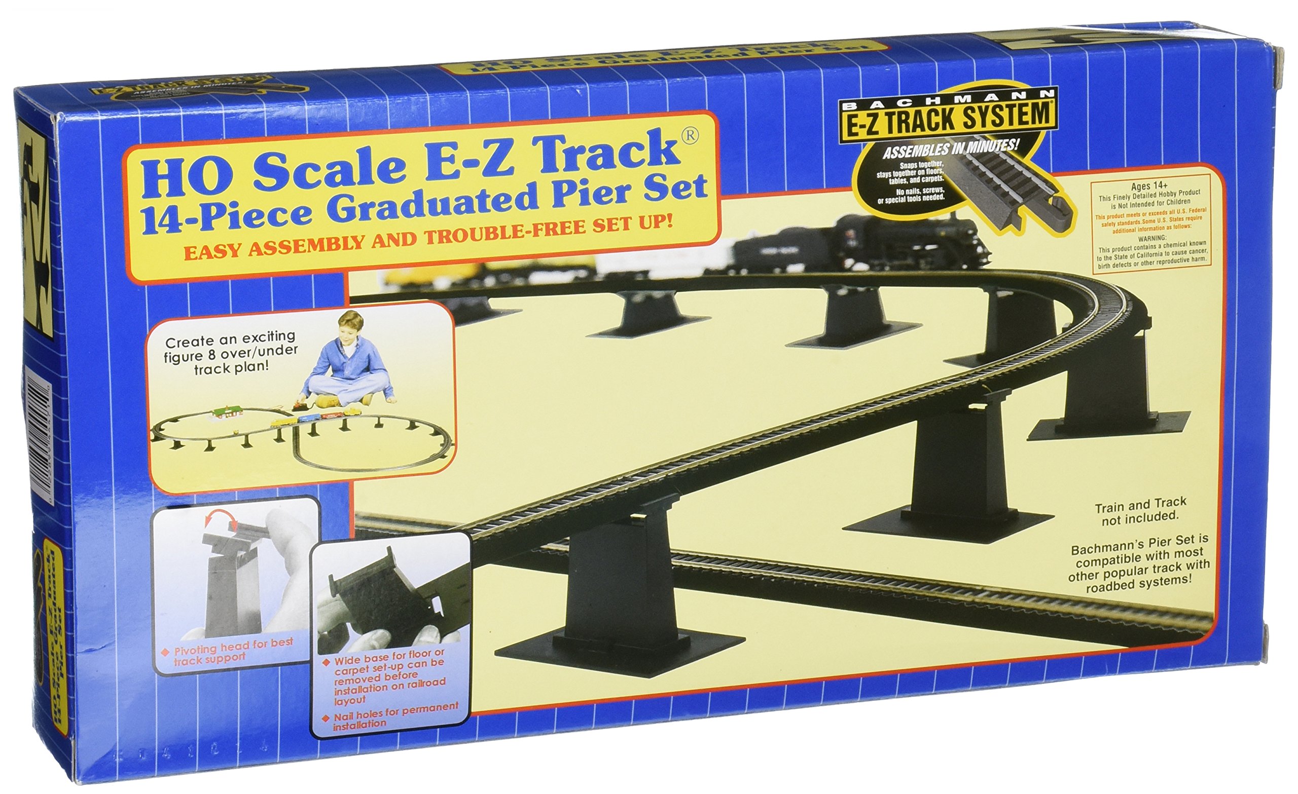 Bachmann Trains SnapFit EZ Track 30 Degree Crossing HO Scale