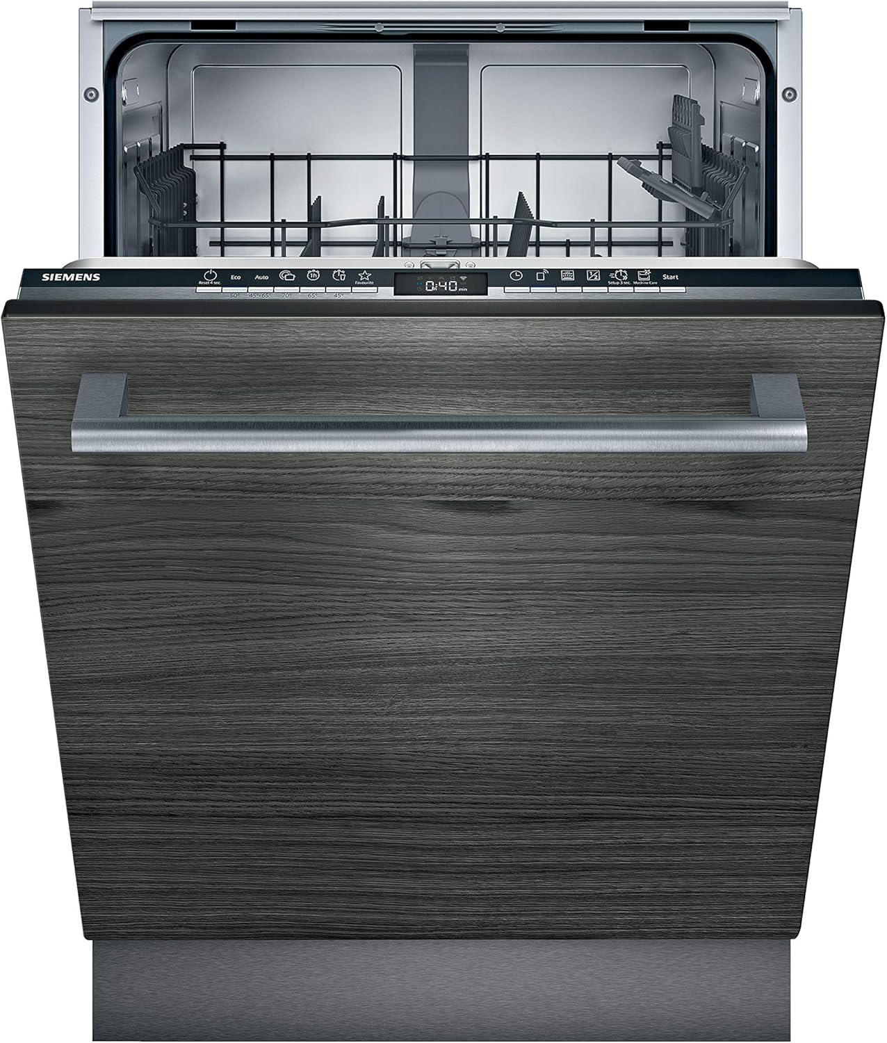 Siemens SX63HX36TE iQ300 Vollintegrierter Geschirrspüler/A++ / 258 kWh/Jahr / 2660 L/Jahr/WLAN-Fähig über Home Connect/varioSpeed Plus/Oberkorb mit rackMatic Weiß