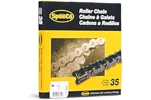 SpeeCo S06351 #35 Roller Chain x 10 Feet with Connecting Link