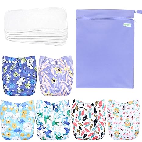 wegreeco washable reusable baby cloth pocket diapers