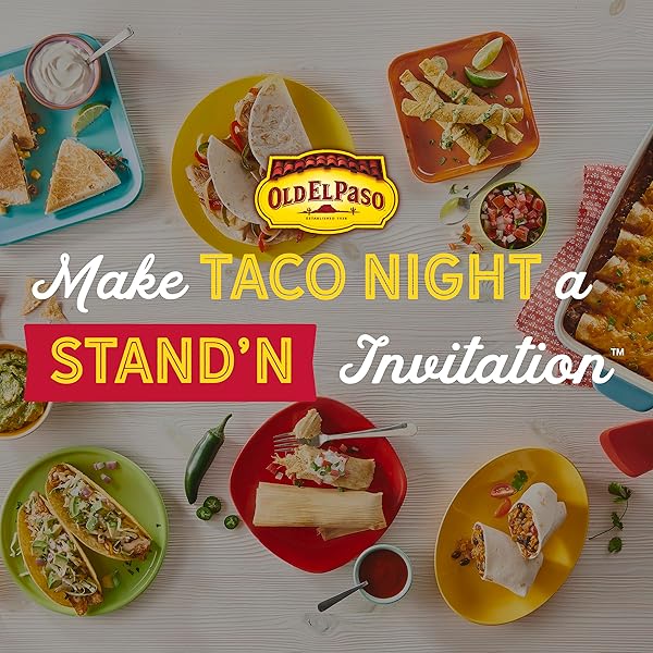 OLD EL PASO SPICY JALAPENO CHEDDAR FLAVORED STAND ‘N STUFF TACO SHELLS, GLUTEN FREE, 10 CT, 5.4 OZ
