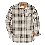 Dubinik® Mens Flannel Shirts Long Sleeve Flannel