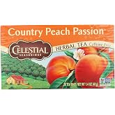 Celestial Seasonings Natural Herb Tea, Country Peach Passion, 20 ct