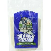 Celtic Sea Salt Light Grey Fine Ground, 8 Oz Resealable Bag - Kosher, Gluten Free
