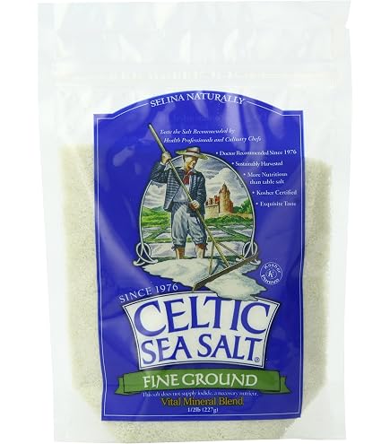 thumbnail image 2 of Light Grey Celtic Sea Salt – Fine Ground, 16oz Resealable Bag – Gluten Free, Additive-Free 2 of 3