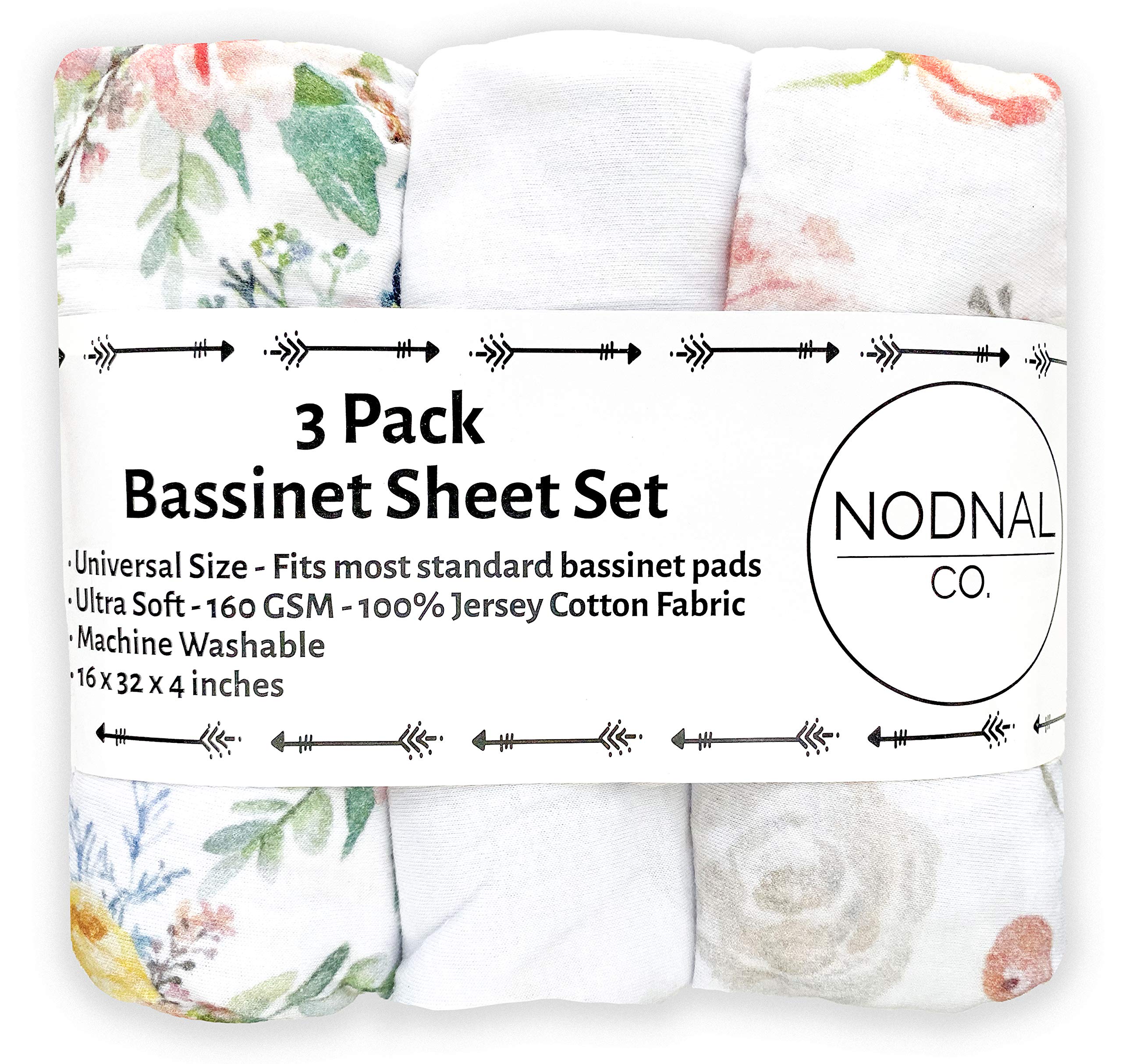 floral bassinet sheets