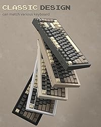 Womier Keycaps, Custom PBT Doubleshot Keycaps 60 65