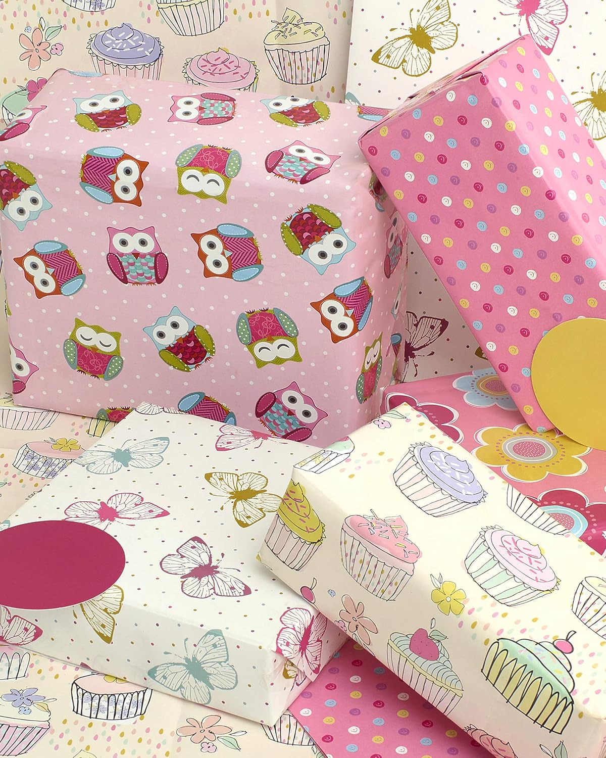 Birthday Wrapping Paper Pack Wrapping Paper Sheets Multipack