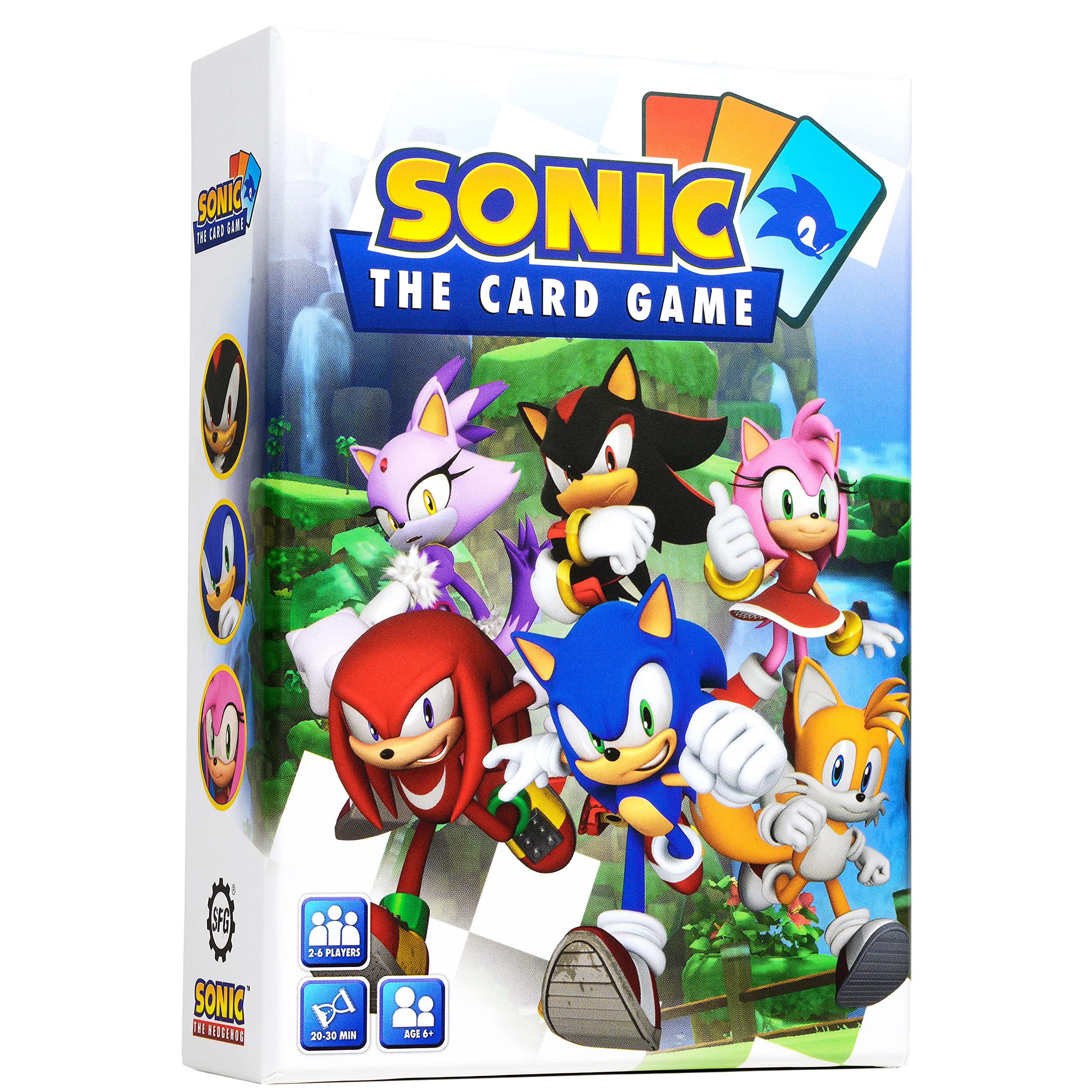 Sonic The Card Game Card Game Ages 6+ 2-6 Players 20-30 Minutes Playing Time