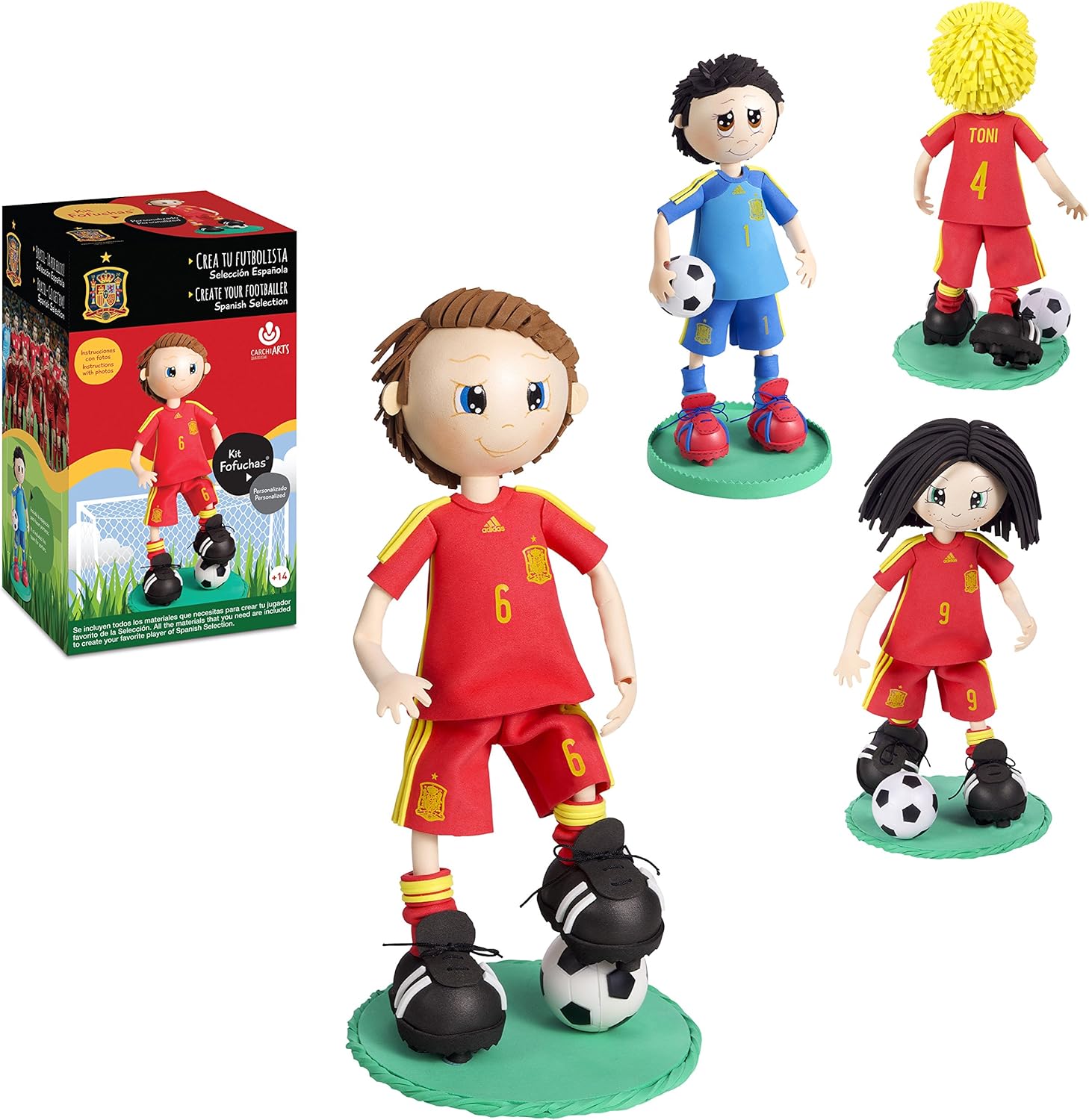 Fofuchas Kit Selección española: Amazon.es: Juguetes y juegos