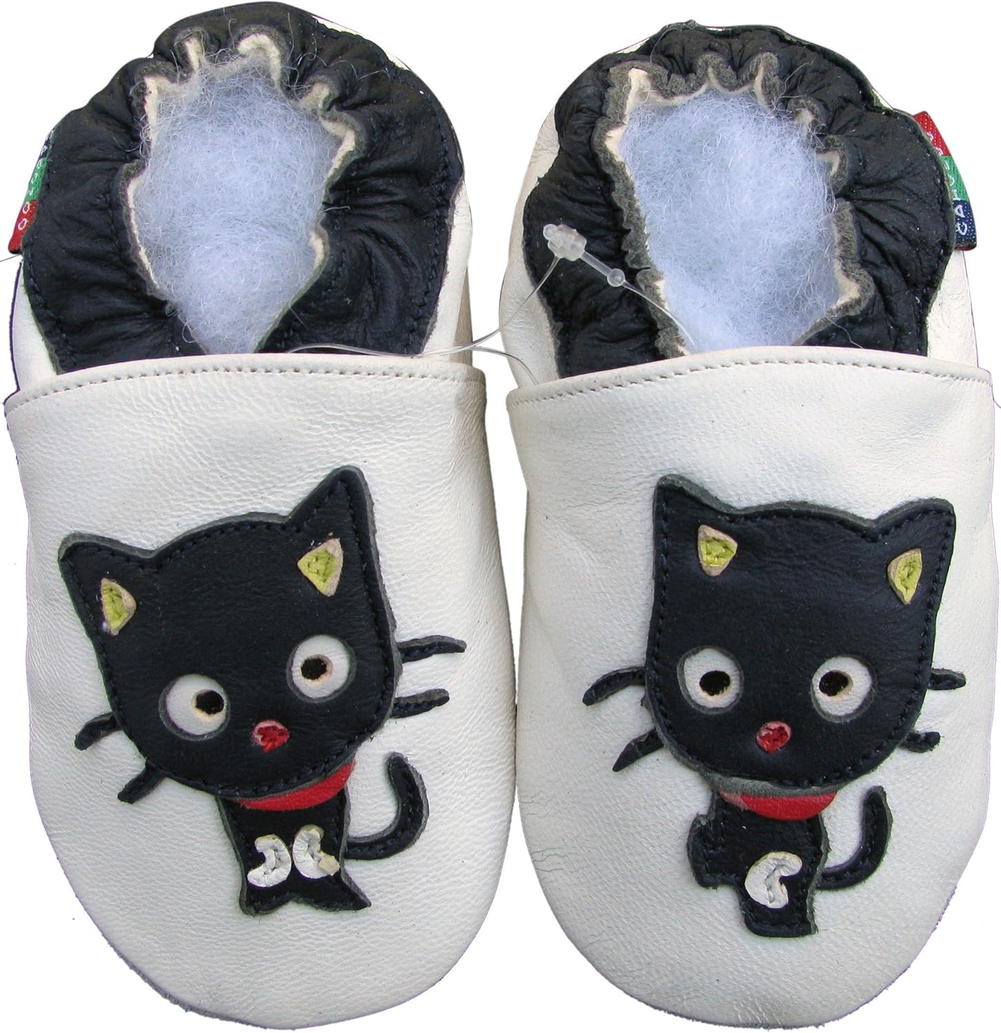 Black Cat White S 1218m Slippers