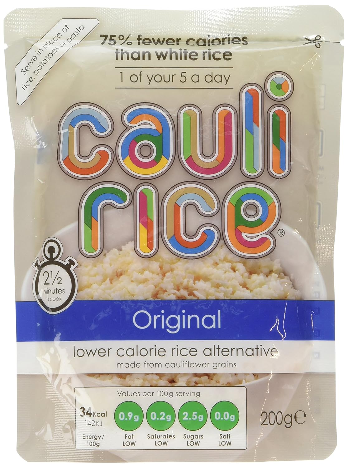 Cauli Rice Original 200 g (Pack of 3) Amazon.co.uk Grocery