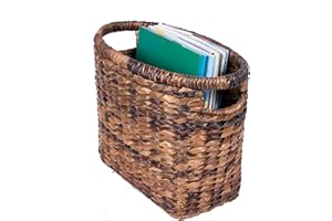 BirdRock Home Seagrass Magazine Basket
