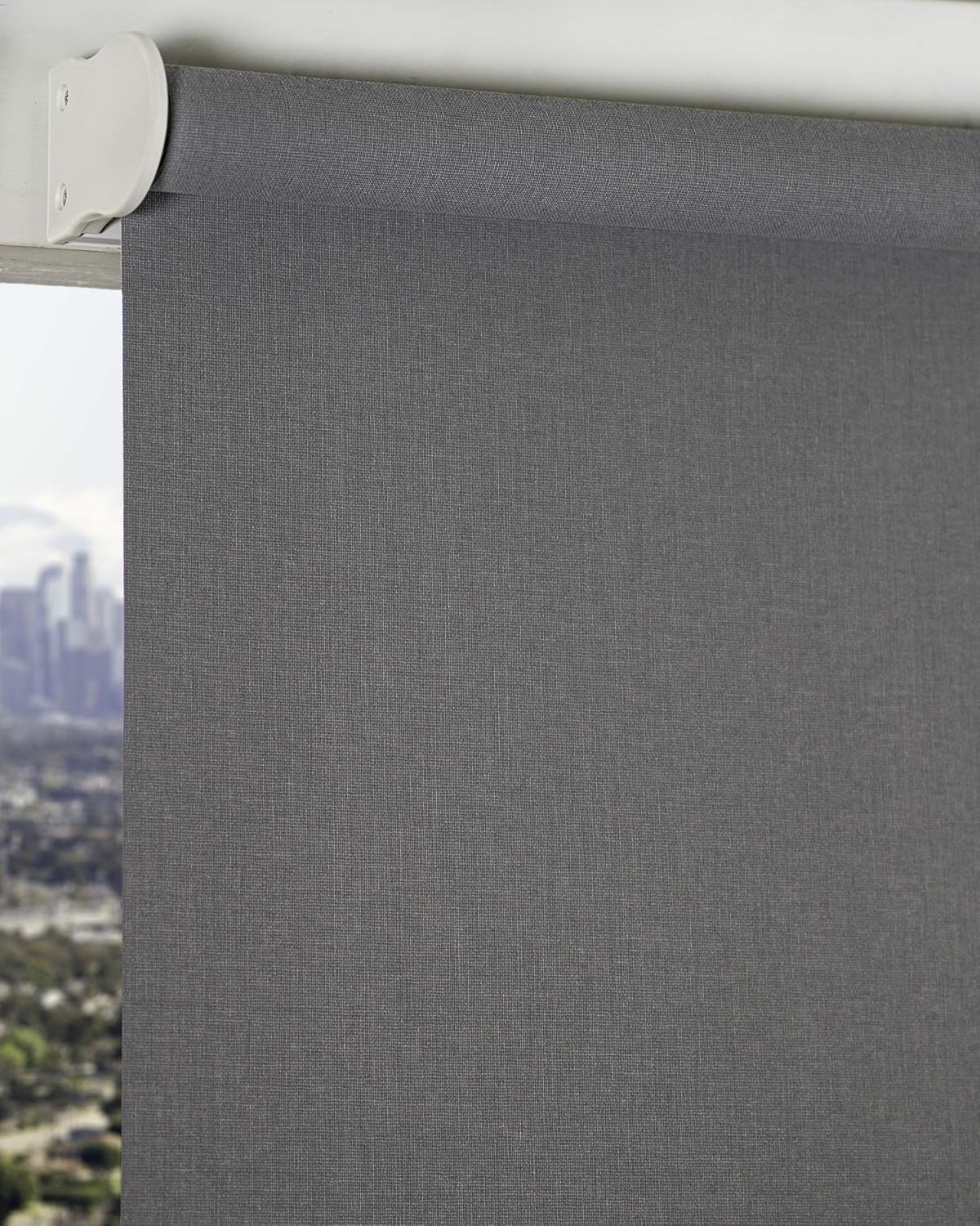 CHICOLOGY Cordless Roller Shades Snap-N'-Glide Window Treatments Perfect for Living Room/Bedroom/Nursery/Office and More, 70" W X 72" H, Urban Grey (Light Filtering): Home & Kitchen