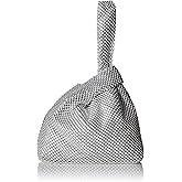 Jessica McClintock Womens Logan Mesh Pouch Evening Bag