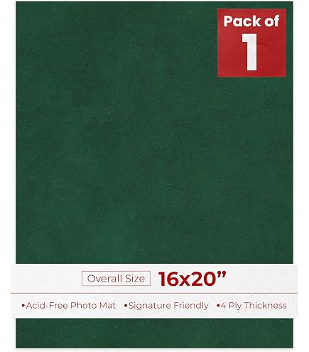 Amazon.com : Dill Green 16x20 Backing Board - Uncut Photo Mat