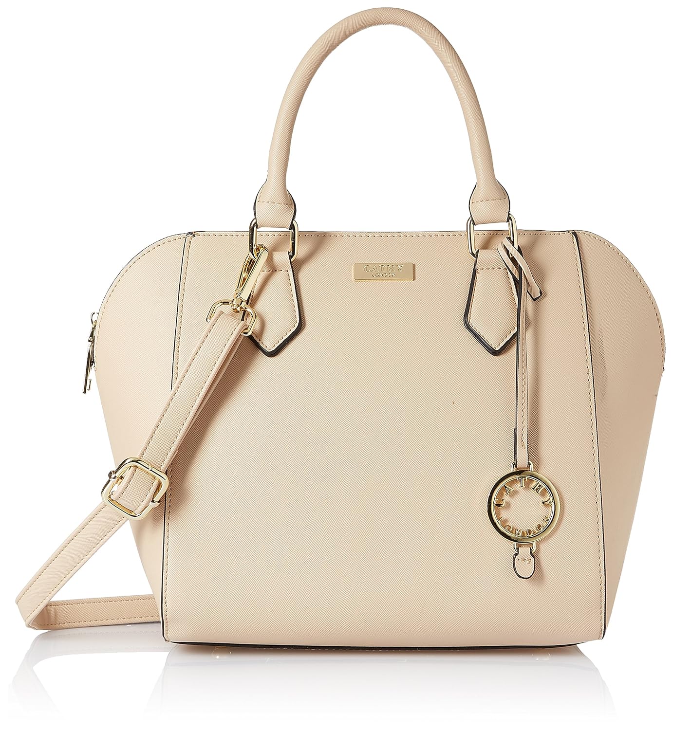 cathy london women's handbag (beige)