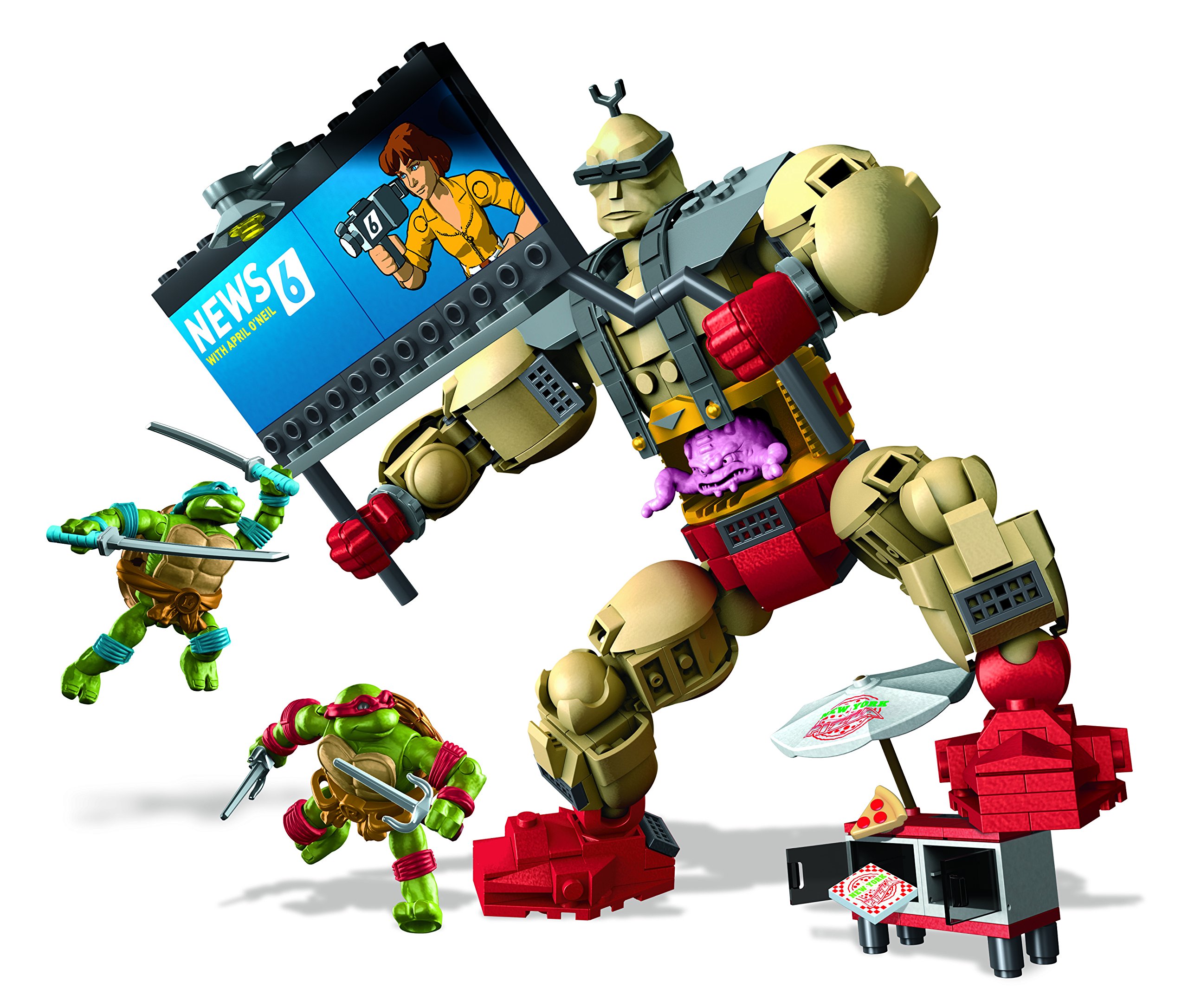Mega Bloks DMW32 A Teenage Mutant Ninja Turtles Collectors Krang's Rampage Building Set