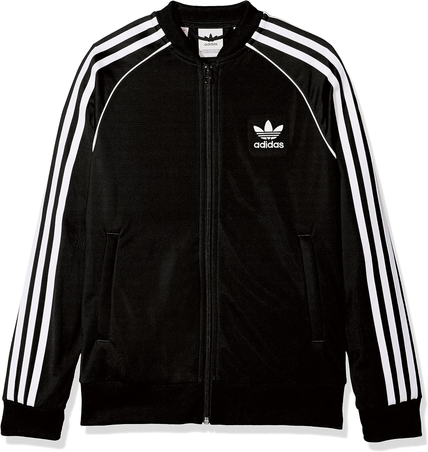 black superstar jacket