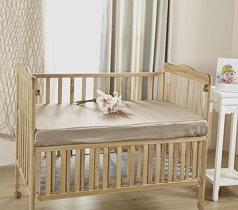 silk crib bedding