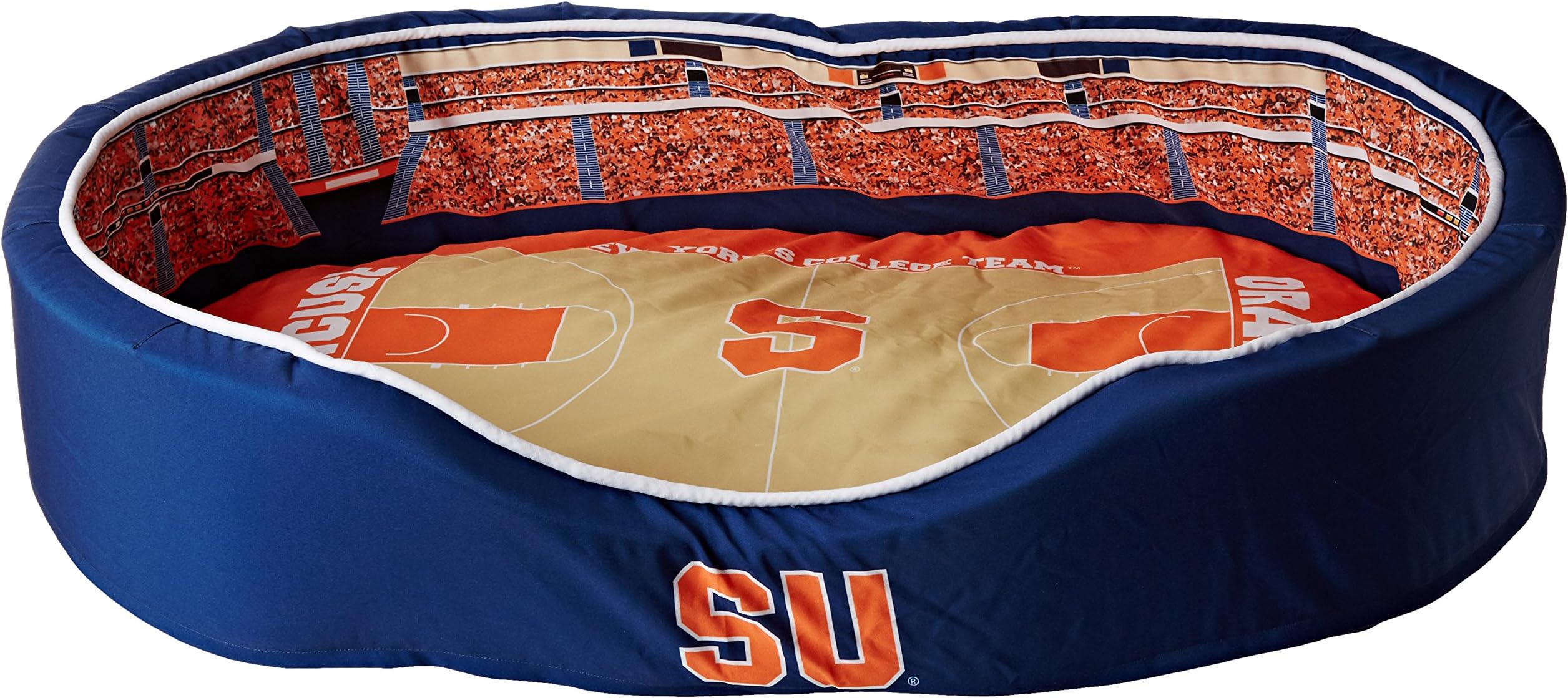 NCAA Syracuse Orange SYR-03-2000 Stadium Pet Bed, Large, Orange