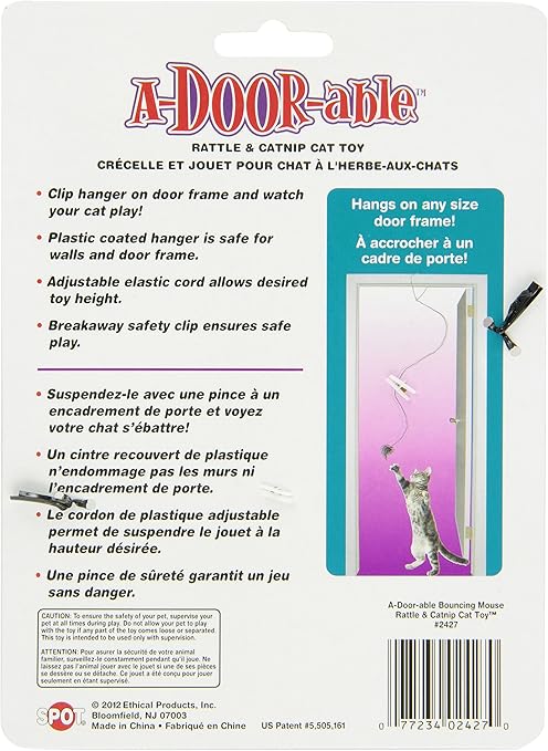 over the door cat toy