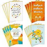 Hallmark Thank You Cards Assortment, Every Shade of Grateful (16 Thank You Notes with Envelopes) for Teacher Appreciation, Caregivers, Graduation
